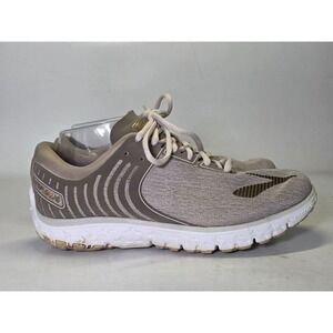 Brooks Pure Flow 6 Womens Sneakers Size 9 Medium Beige White Mesh Running Shoes
